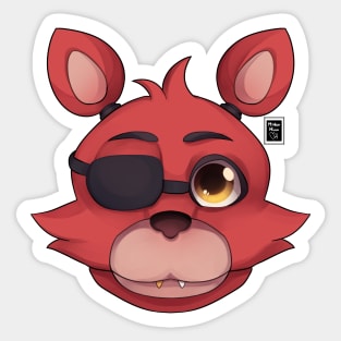 Foxy FNAF Icon Sticker